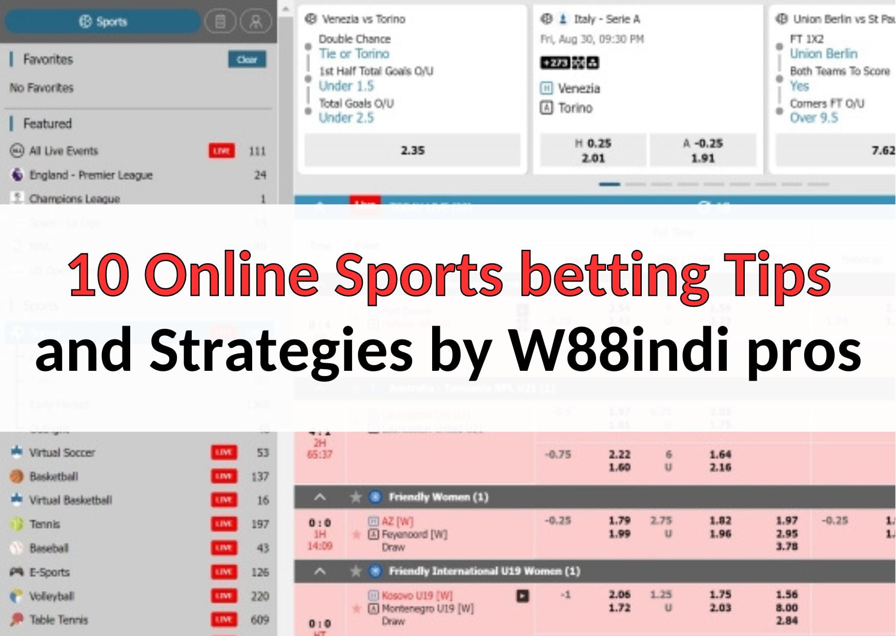 หา 0 BAR  Online Sports การพนันเคล็ดลับและ startage by x5betini prots